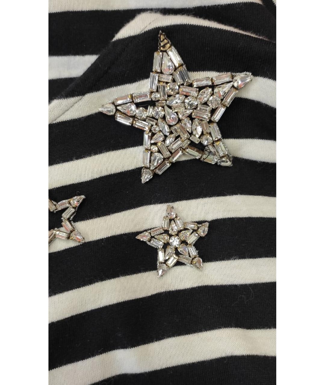 SAINT LAURENT Черный хлопковый джемпер / свитер, фото 6