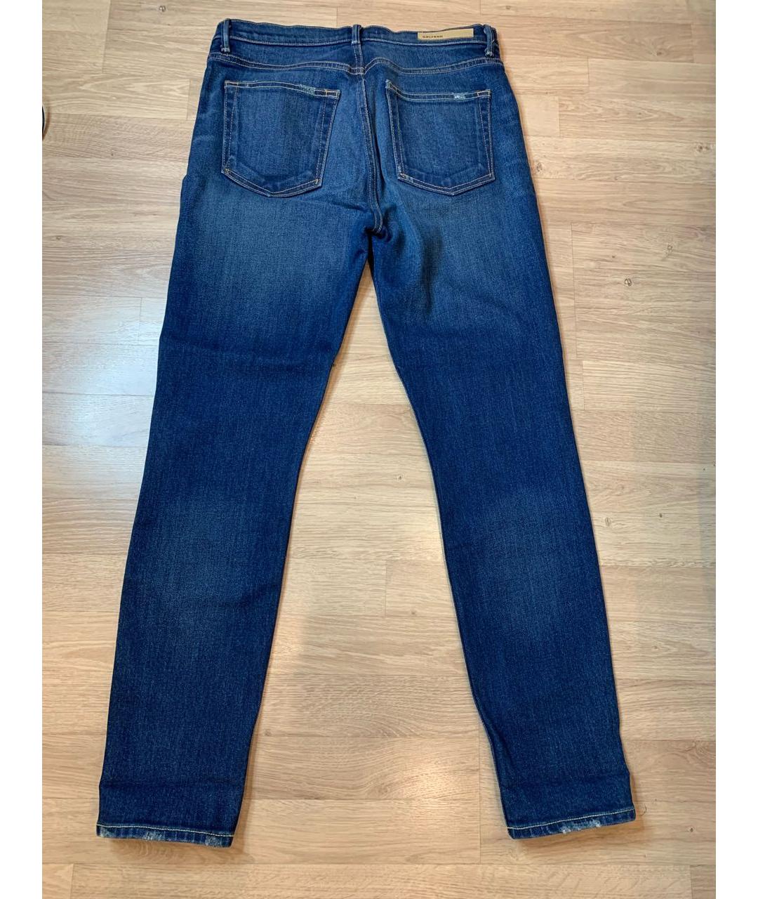 GRLFRND Темно-синие хлопковые джинсы слим, фото 2