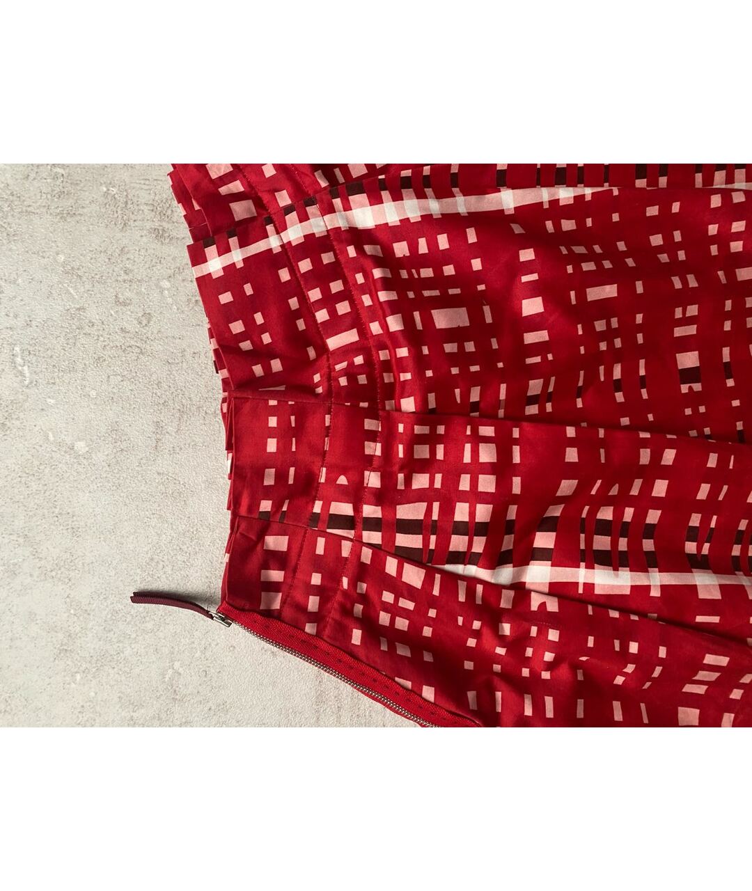 CHRISTIAN DIOR PRE-OWNED Красная хлопковая юбка, фото 3