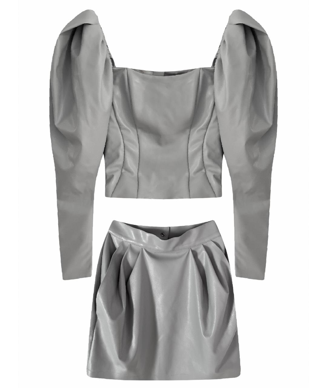 YANA DRESS Голубой костюм с юбками, фото 1