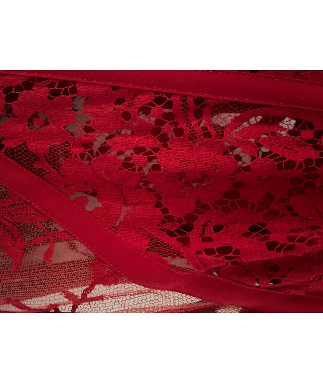 ELIE SAAB Красное шелковое вечернее платье, фото 4