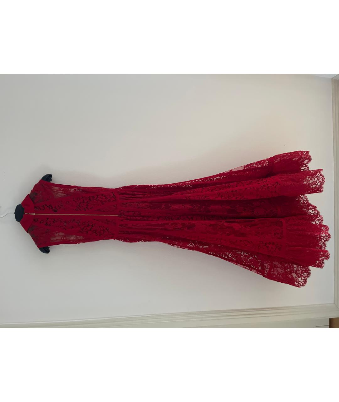 ELIE SAAB Красное шелковое вечернее платье, фото 2