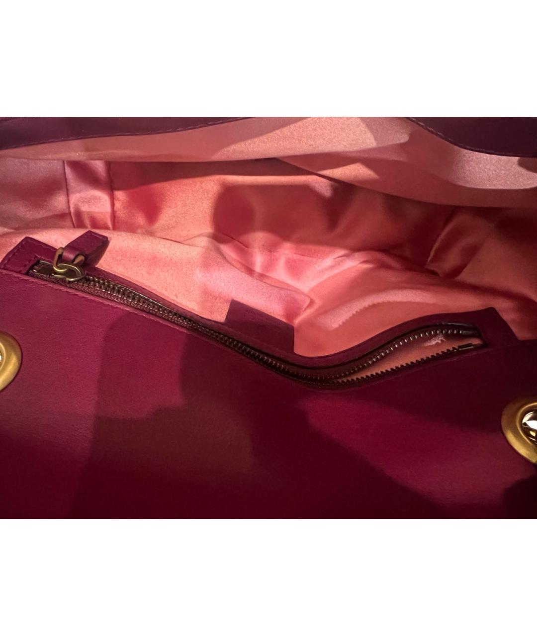 GUCCI Фиолетовая бархатная сумка через плечо, фото 4
