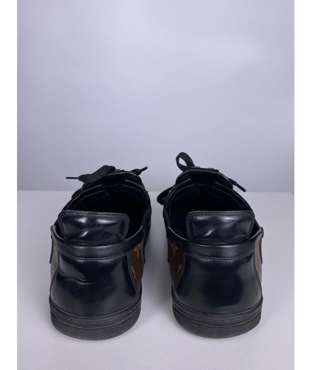 LOUIS VUITTON PRE-OWNED Коричневые низкие кроссовки / кеды, фото 2