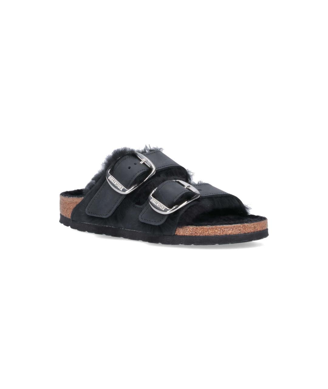 BIRKENSTOCK Черные шлепанцы, фото 2