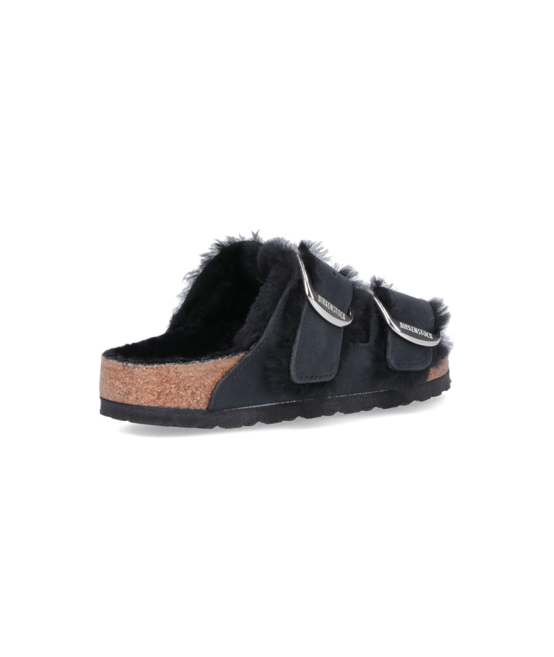 BIRKENSTOCK Черные шлепанцы, фото 4