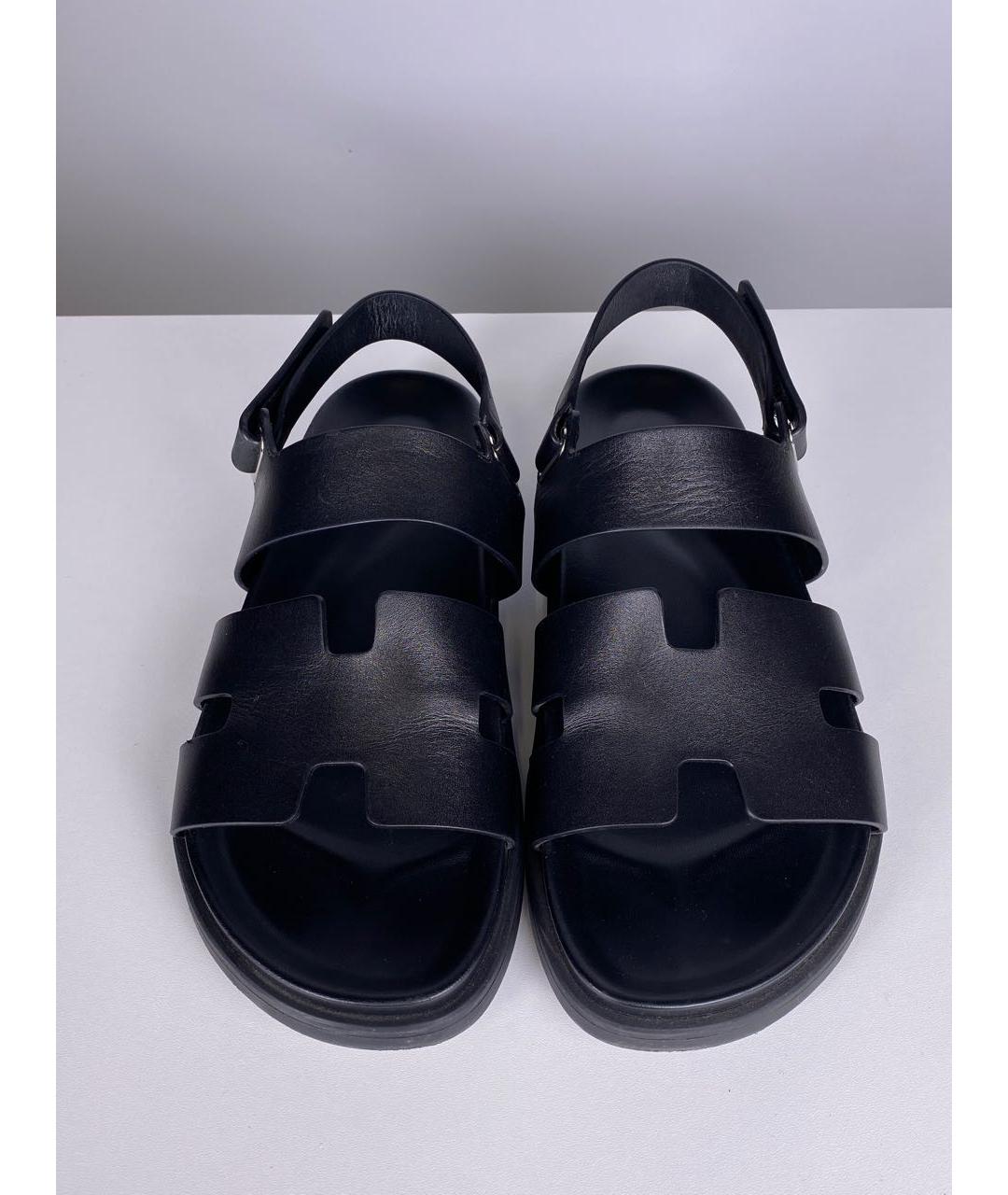 HERMES PRE-OWNED Черные сандалии, фото 3