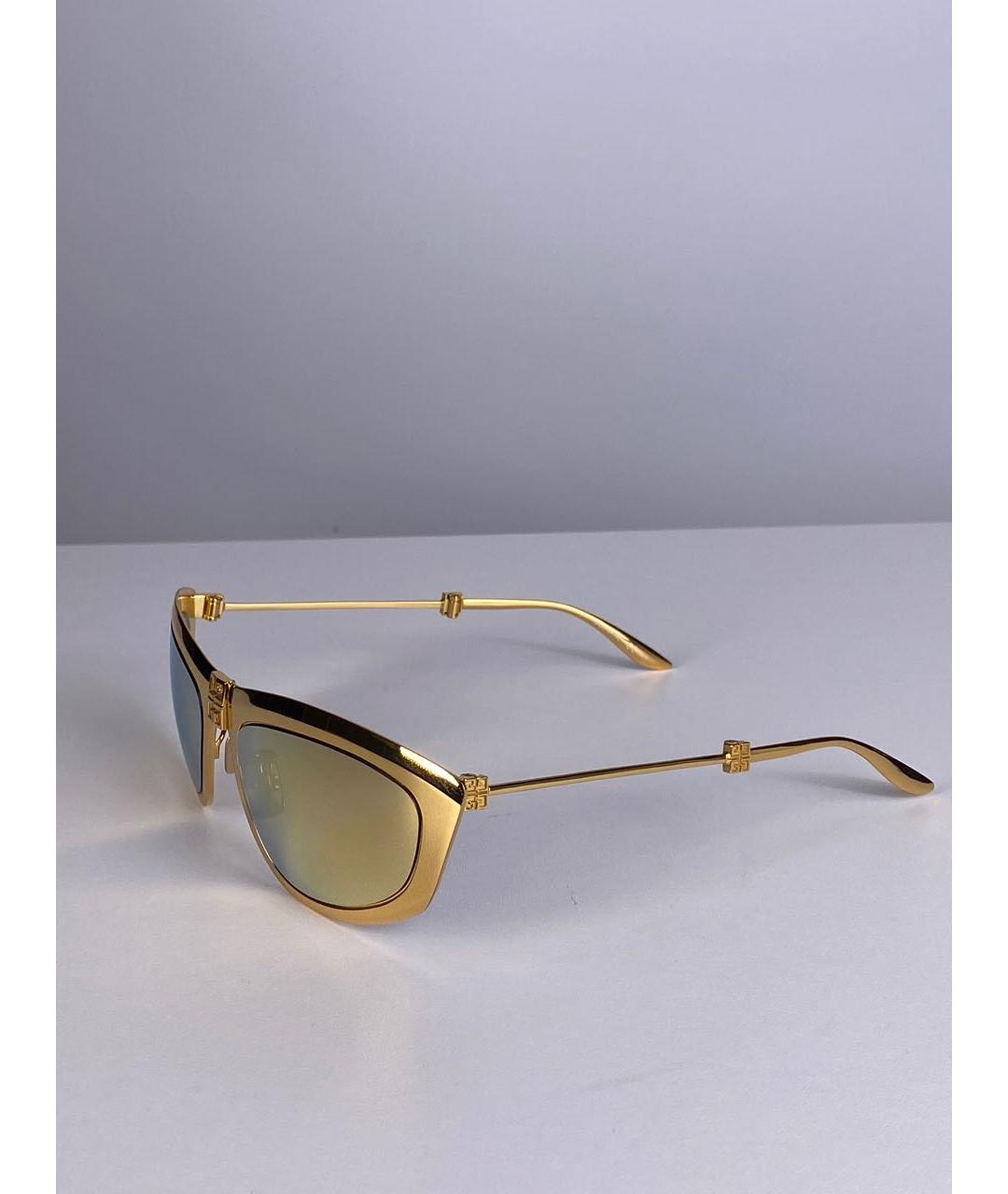 GIVENCHY Золотые солнцезащитные очки, фото 2