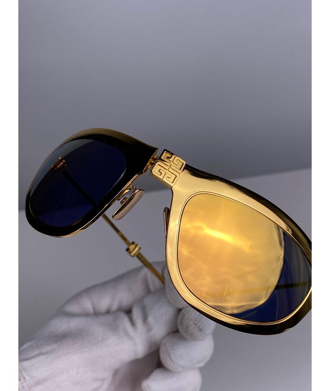 GIVENCHY Золотые солнцезащитные очки, фото 4