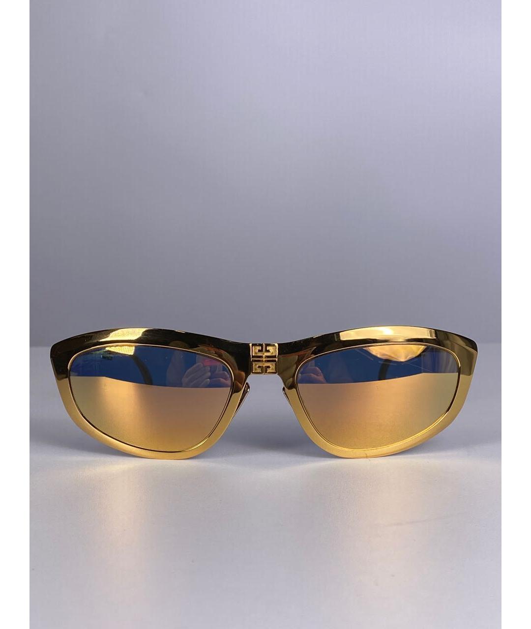 GIVENCHY Золотые солнцезащитные очки, фото 8