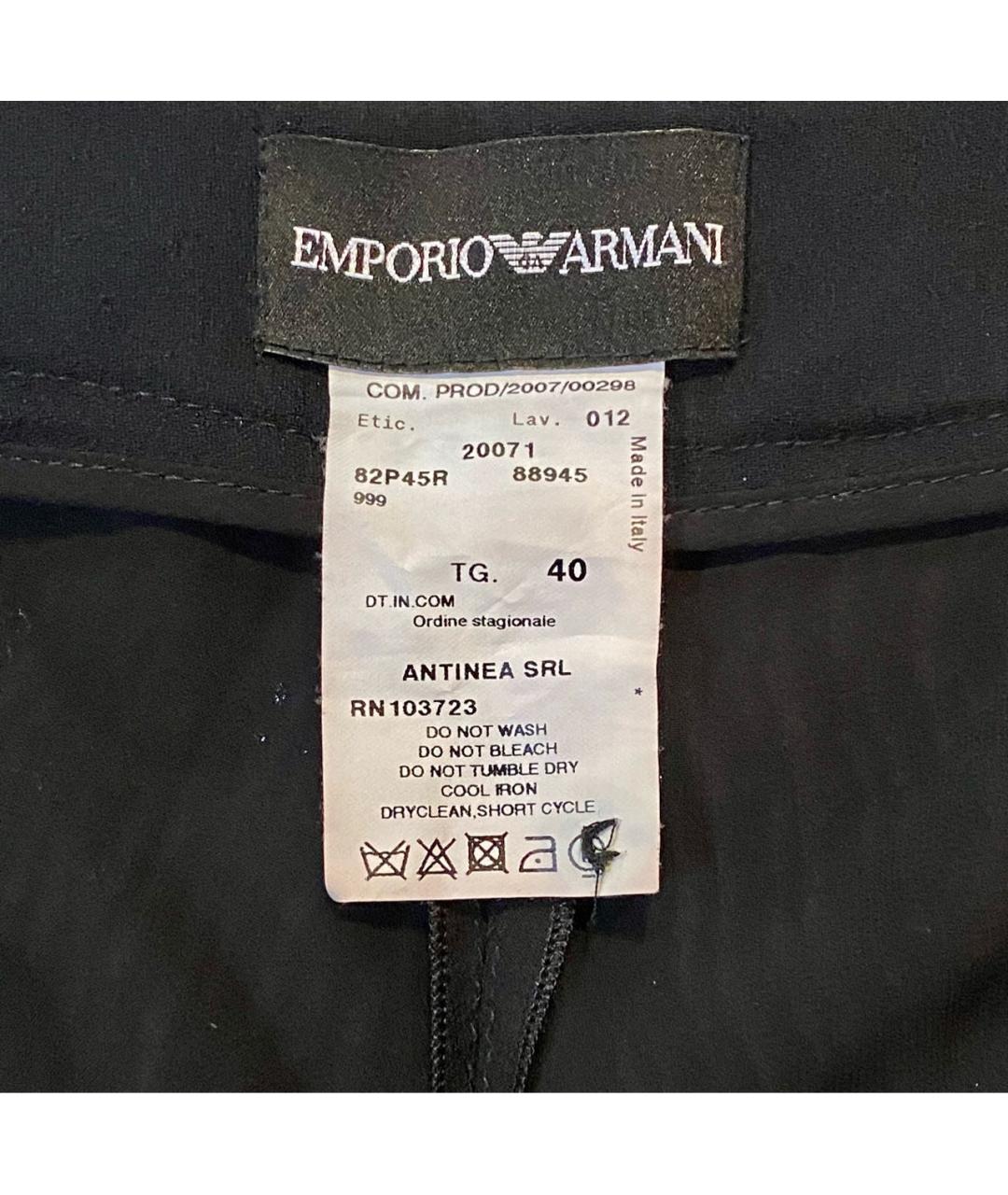 EMPORIO ARMANI Черные шорты, фото 6