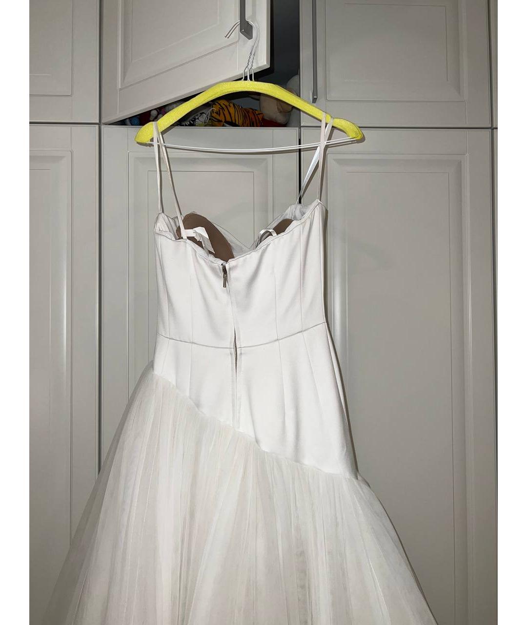 VIKTOR & ROLF Белое атласное свадебное платье, фото 4