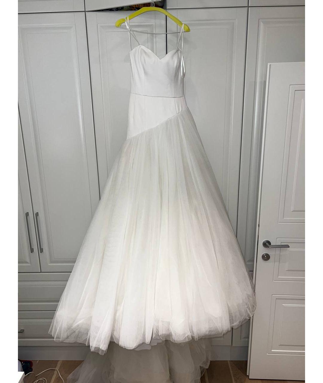 VIKTOR & ROLF Белое атласное свадебное платье, фото 9