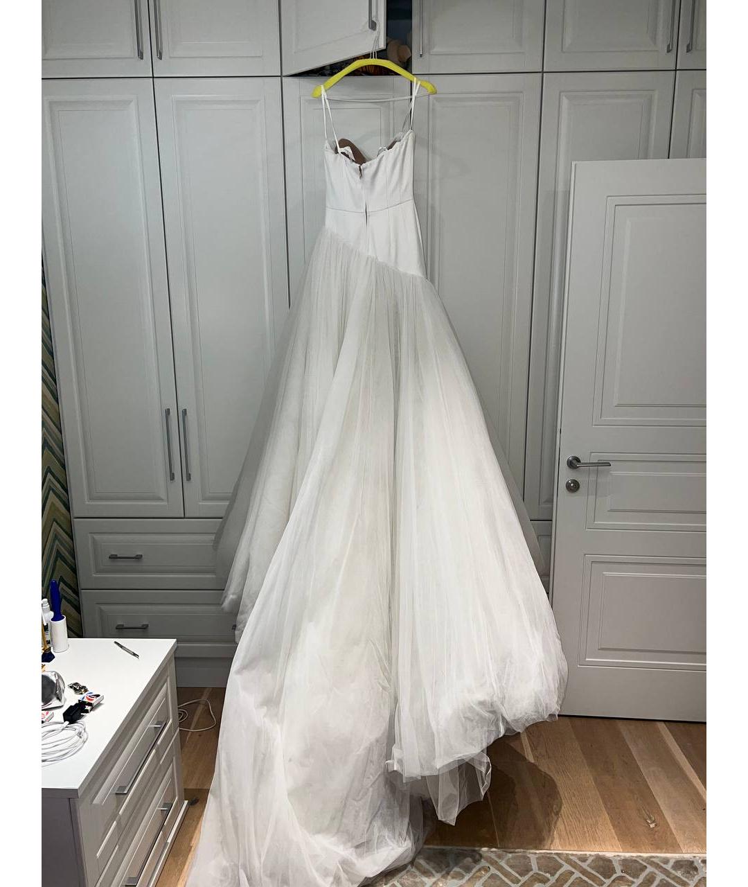 VIKTOR & ROLF Белое атласное свадебное платье, фото 2