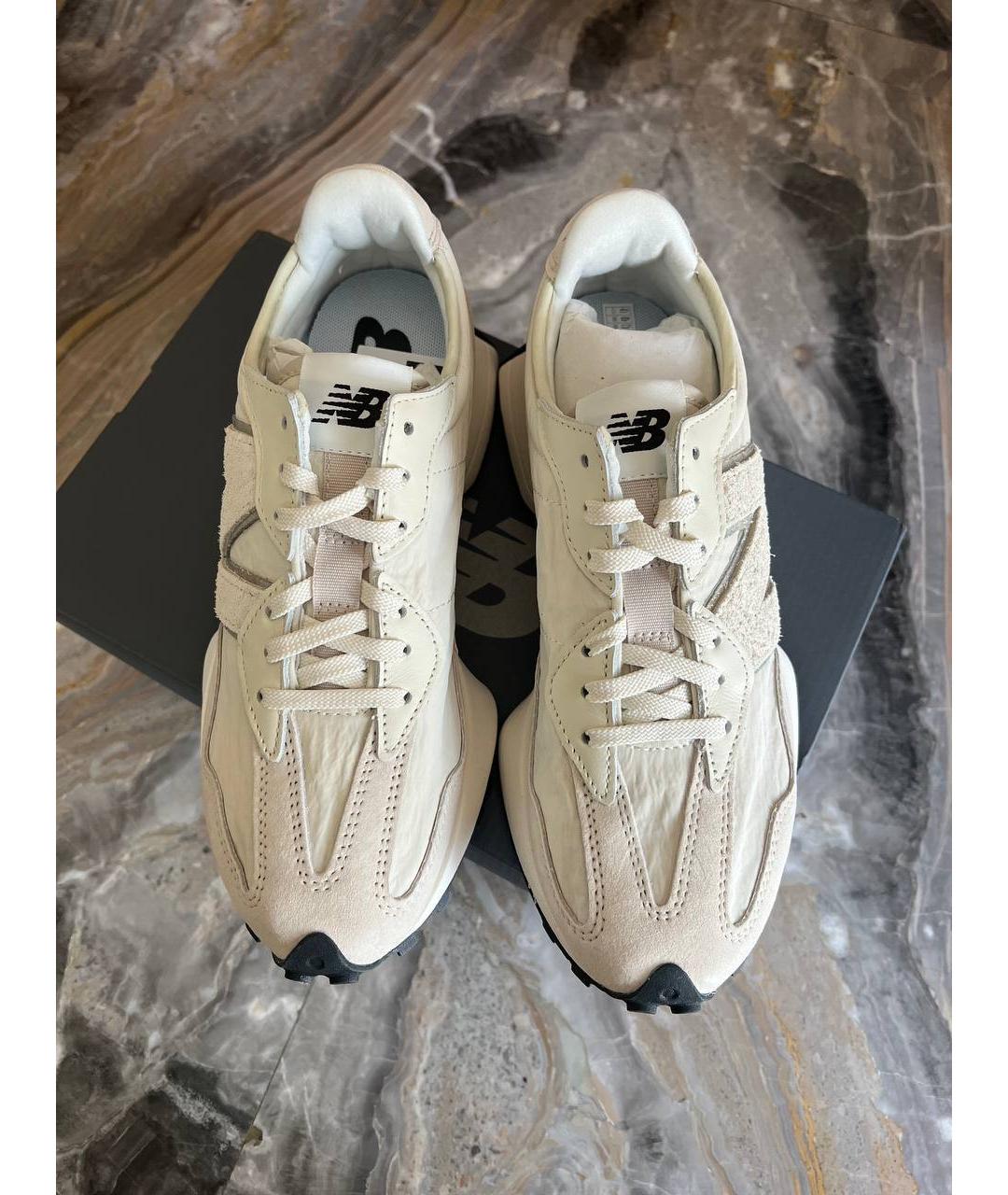 NEW BALANCE Бежевые замшевые кроссовки, фото 3