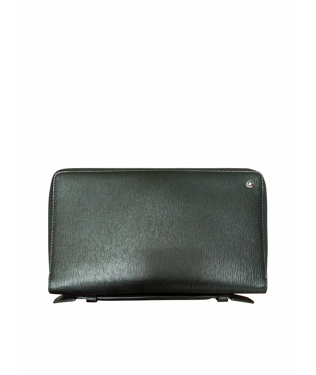 MONTBLANC Черный кожаный кошелек, фото 1