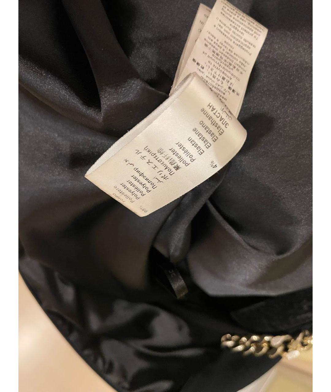 ELISABETTA FRANCHI Черное полиэстеровое повседневное платье, фото 3