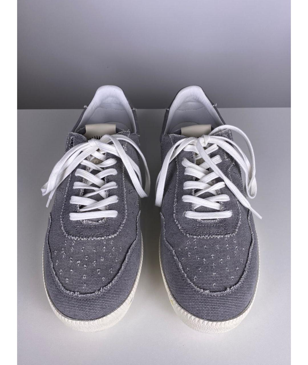 PREMIATA Серые низкие кроссовки / кеды, фото 2