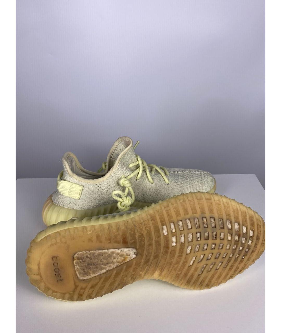 ADIDAS YEEZY Бежевые низкие кроссовки / кеды, фото 5