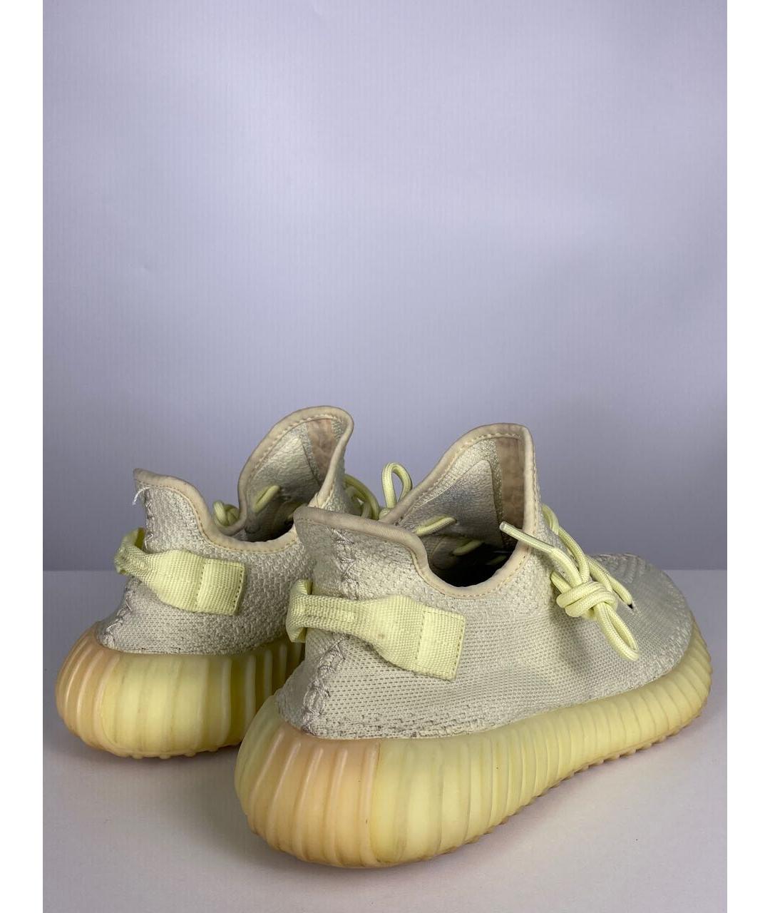 ADIDAS YEEZY Бежевые низкие кроссовки / кеды, фото 4