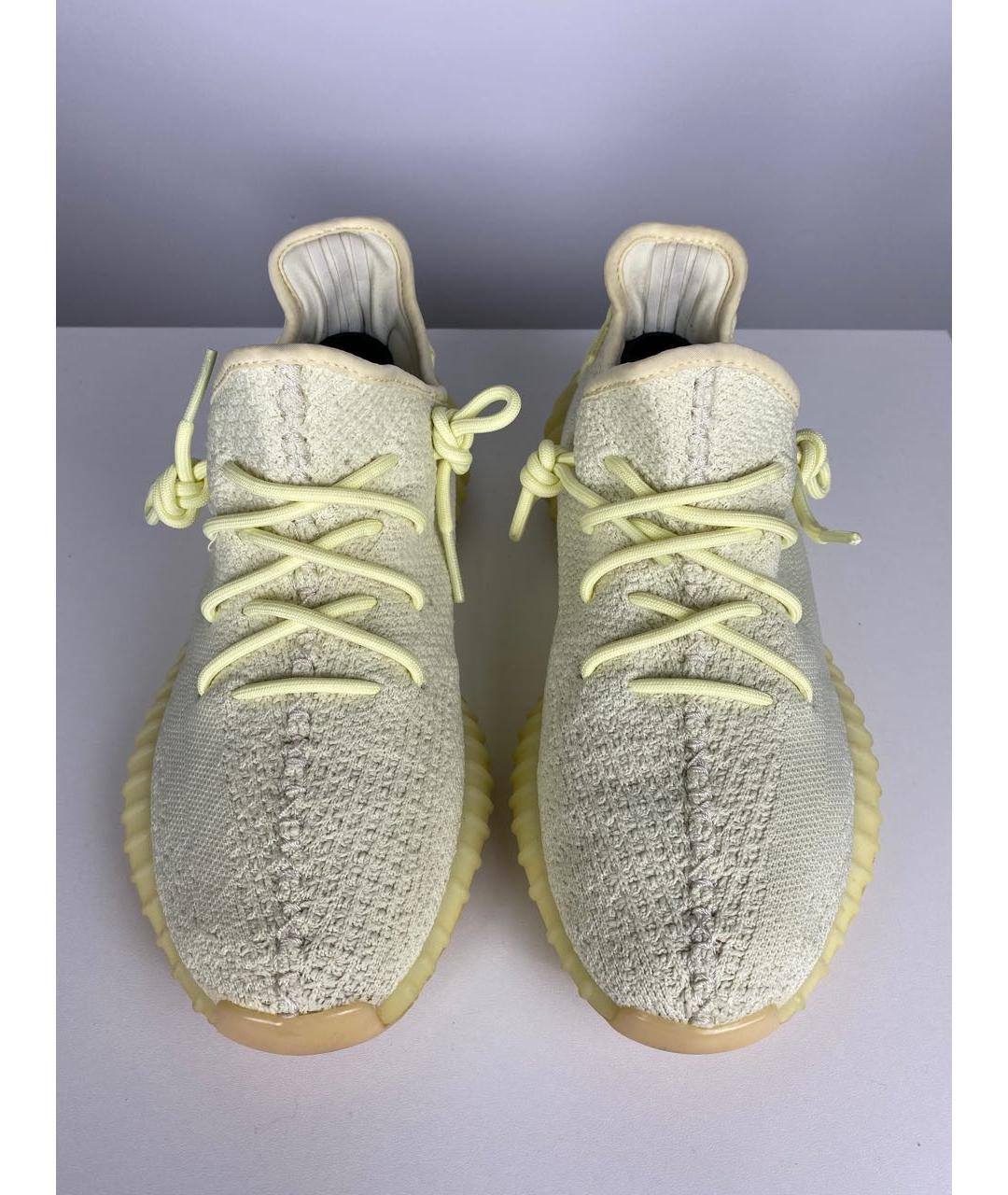 ADIDAS YEEZY Бежевые низкие кроссовки / кеды, фото 2