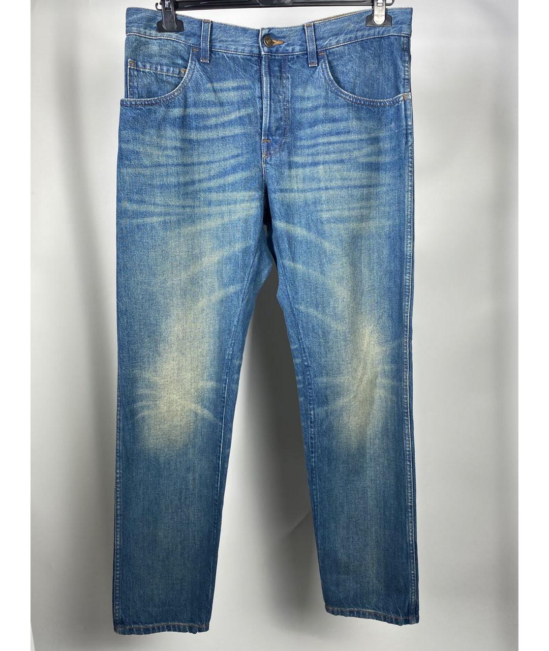 GUCCI Темно-синие прямые джинсы, фото 8