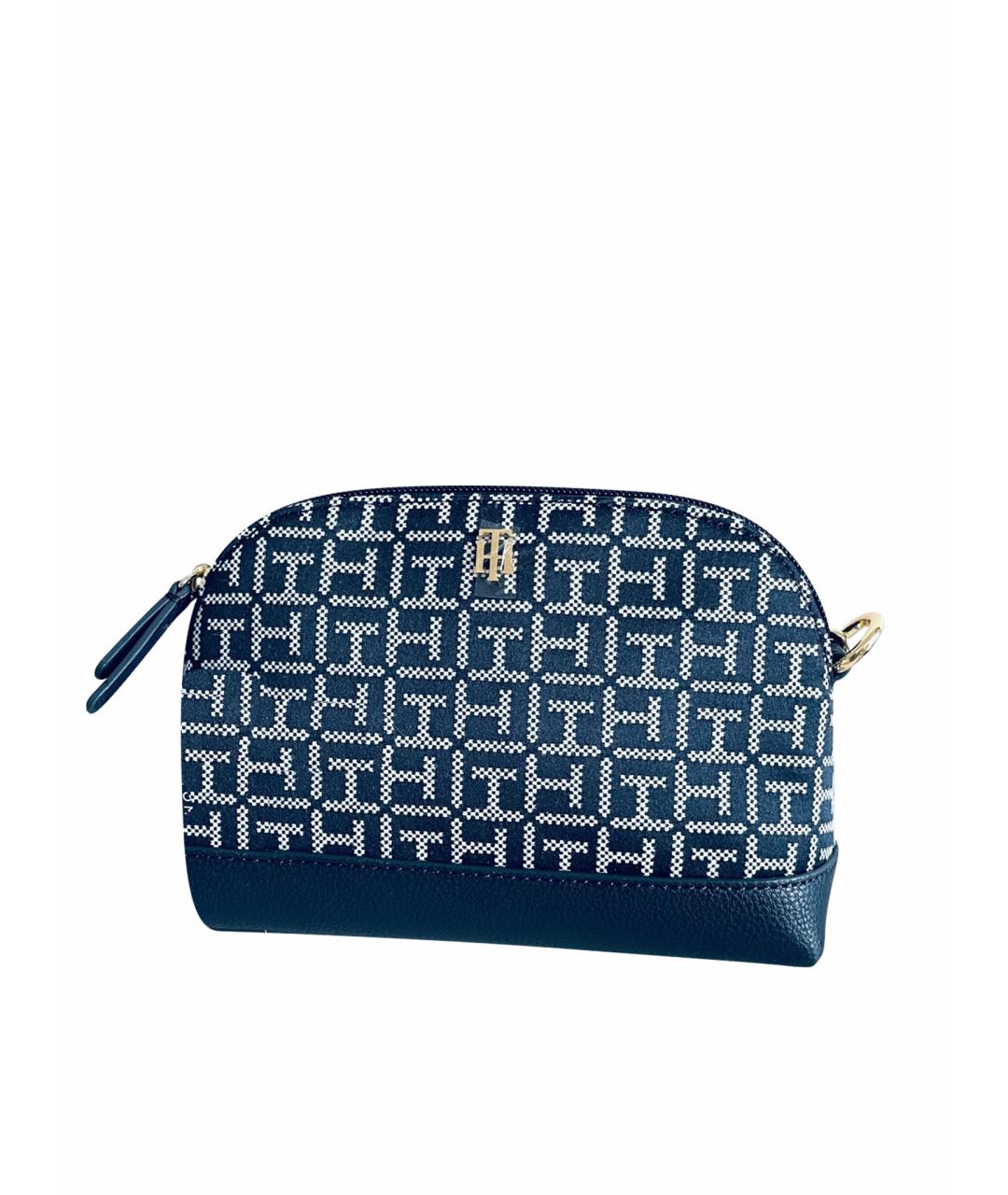 TOMMY HILFIGER Темно-синяя сумка через плечо из искусственной кожи, фото 1