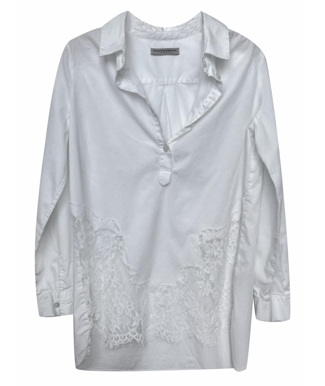 ERMANNO SCERVINO JUNIOR Белая хлопковая рубашка/блузка, фото 1