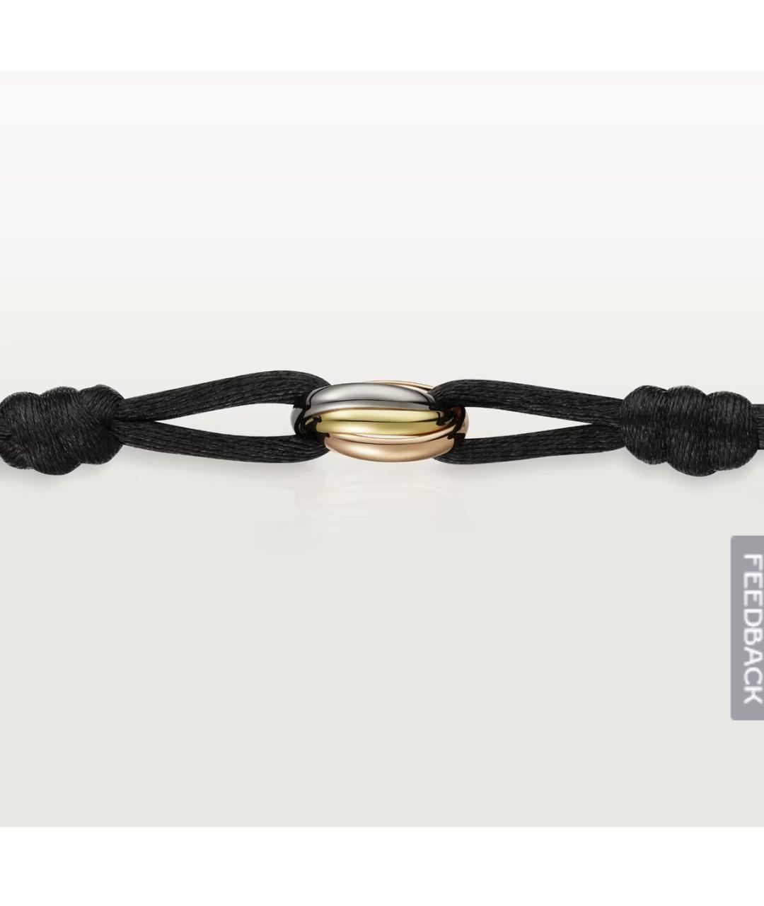 CARTIER Черный браслет из розового золота, фото 2