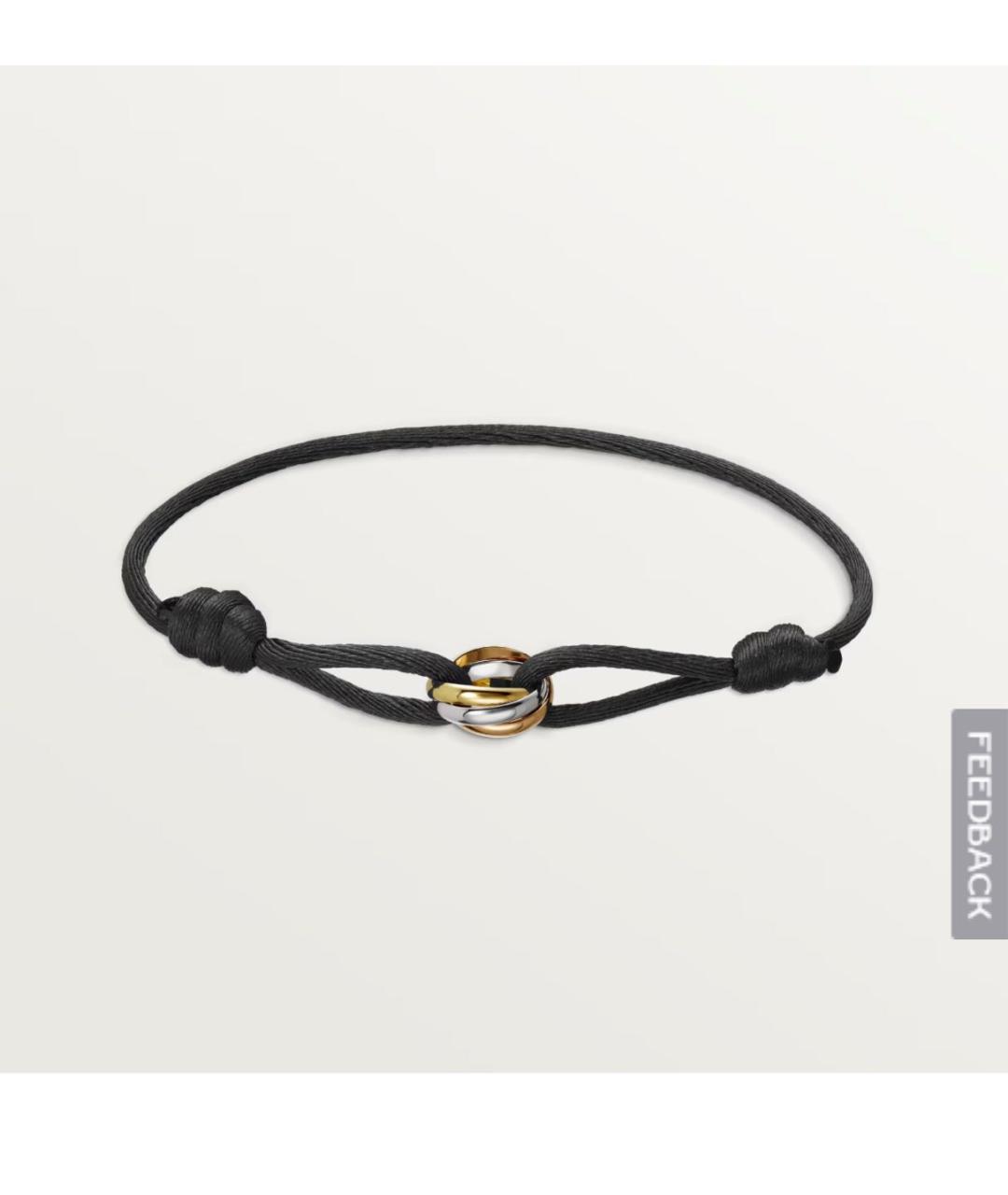 CARTIER Черный браслет из розового золота, фото 9