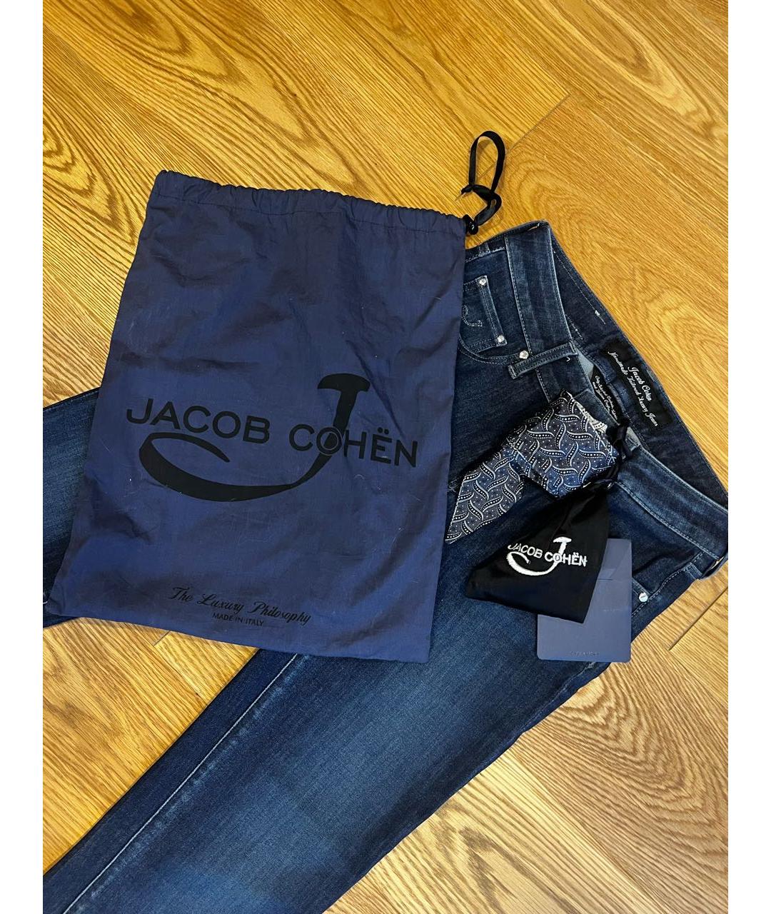 JACOB COHEN Темно-синие джинсы слим, фото 4