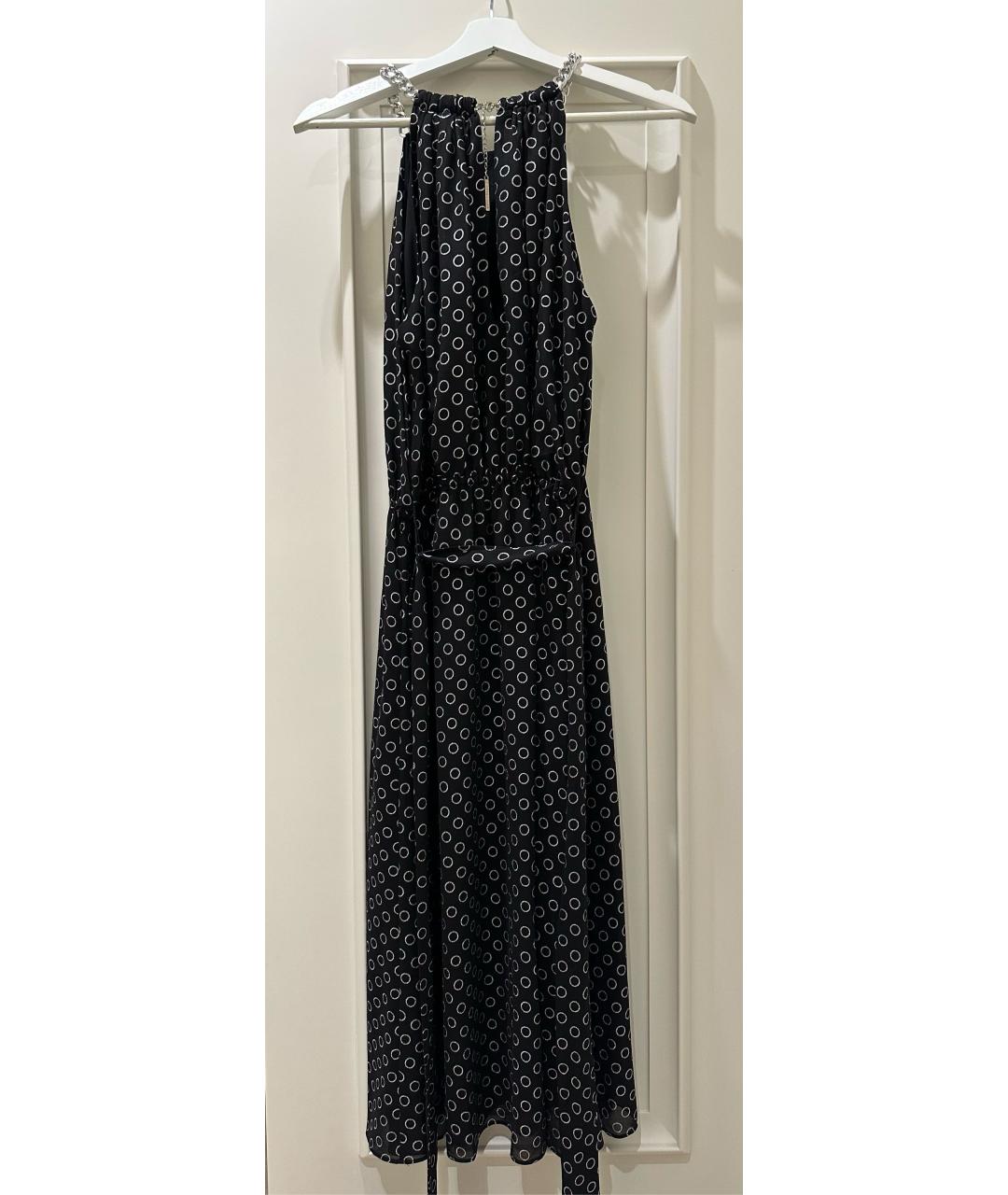 MICHAEL KORS Черное полиэстеровое повседневное платье, фото 2