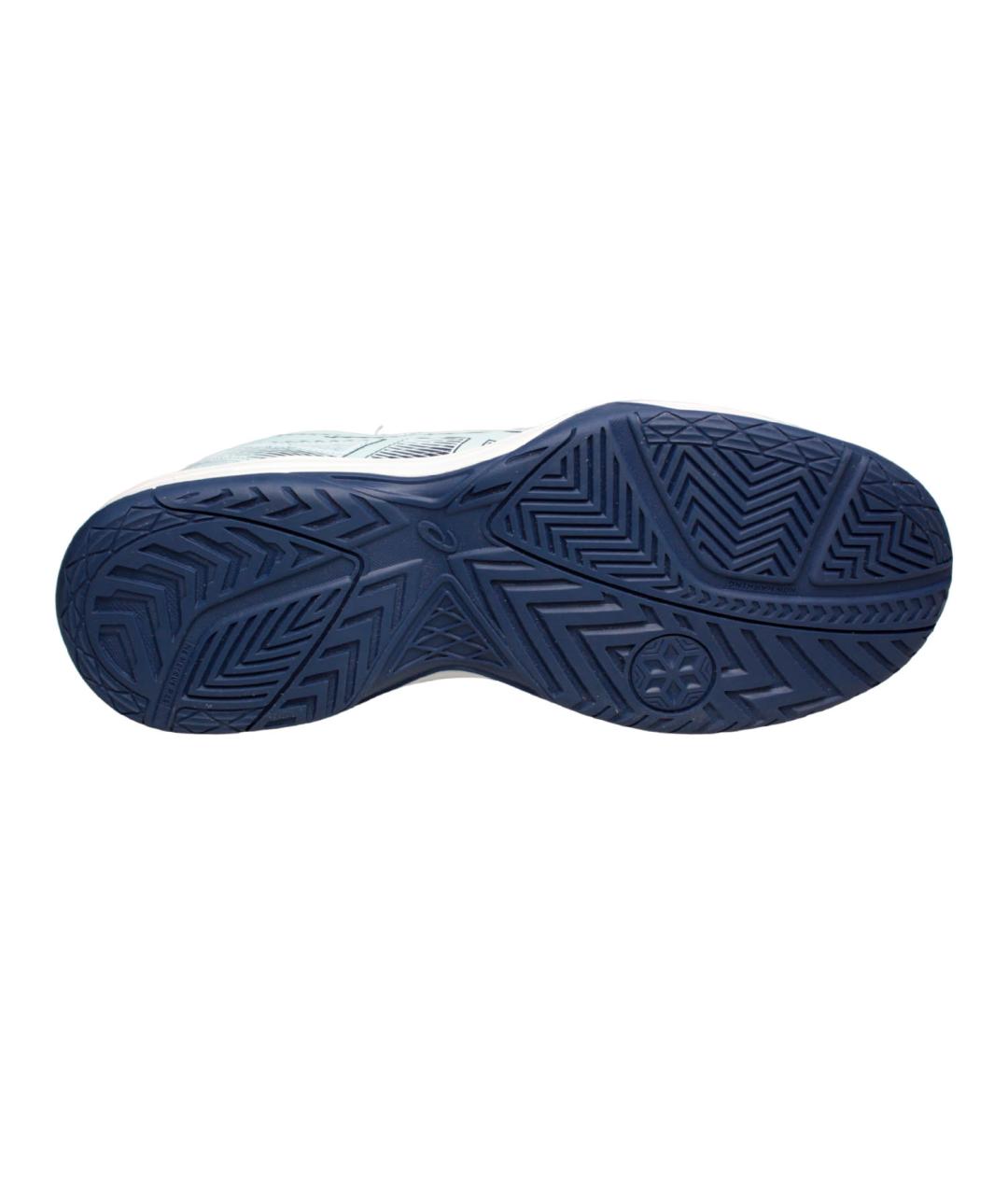 ASICS Бирюзовые синтетические кроссовки, фото 5