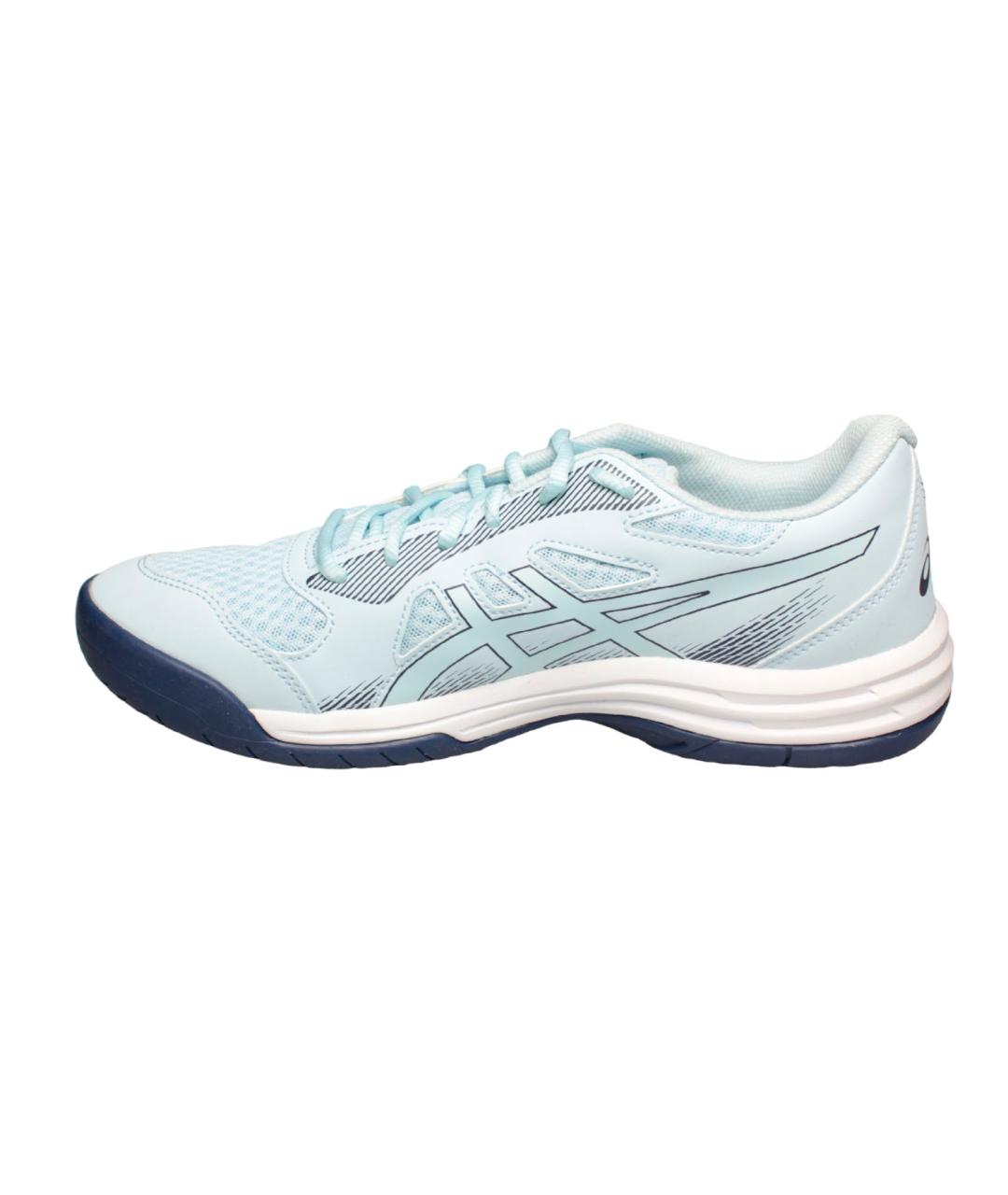 ASICS Бирюзовые синтетические кроссовки, фото 4