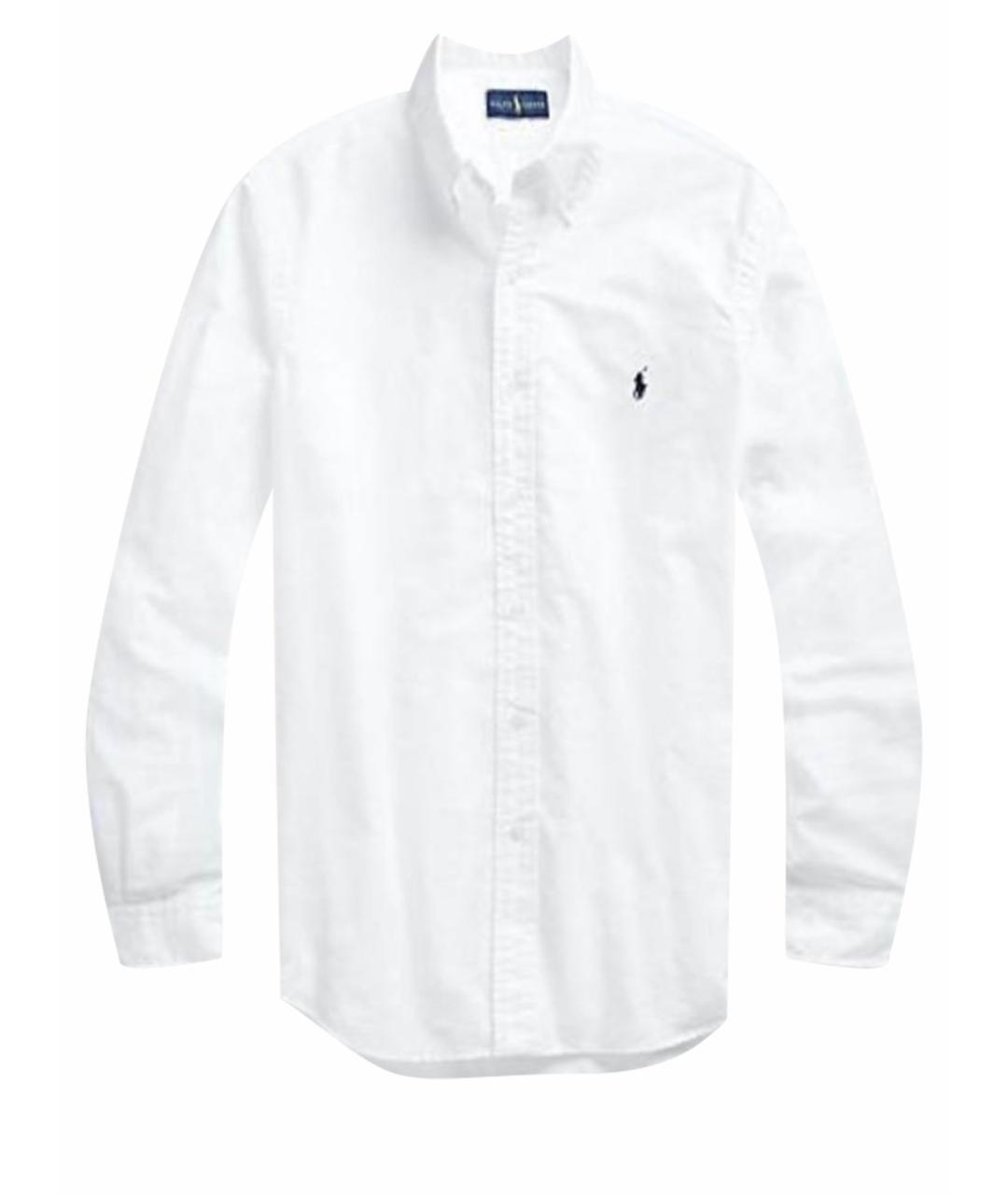 POLO RALPH LAUREN Белая хлопковая классическая рубашка, фото 1