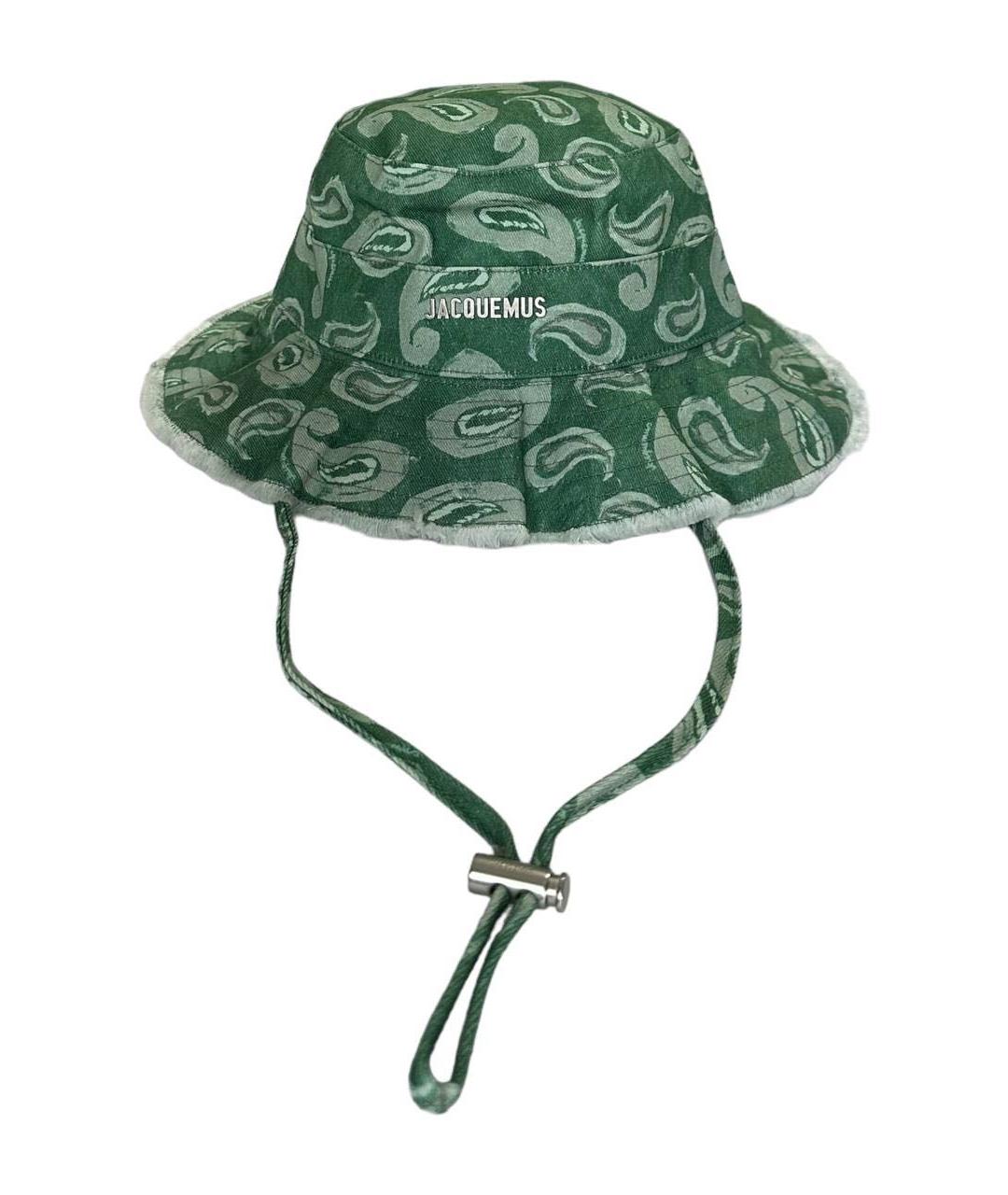 JACQUEMUS Зеленая шляпа, фото 1