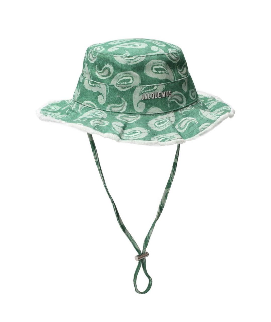 JACQUEMUS Зеленая шляпа, фото 2