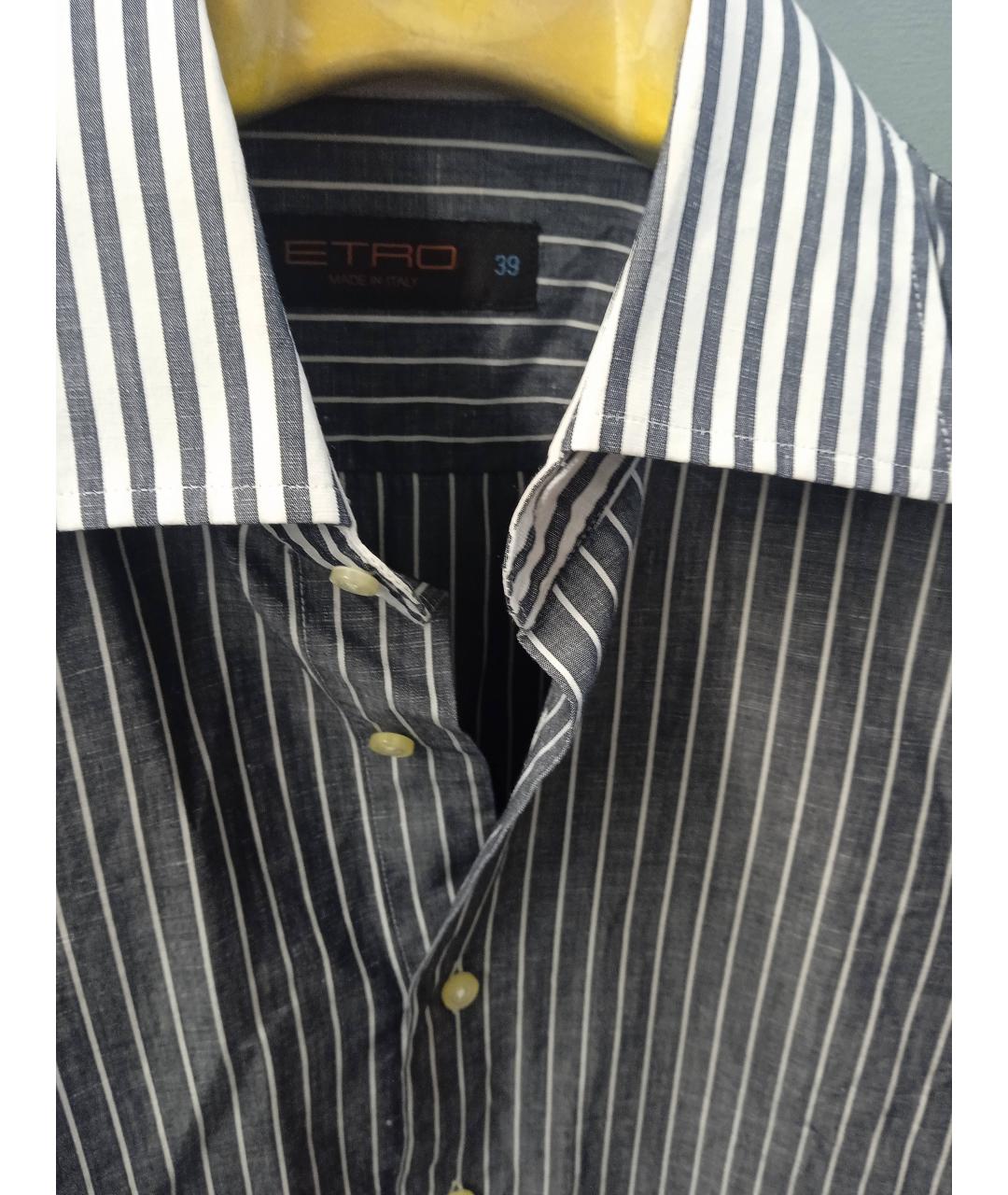 ETRO Серая хлопковая классическая рубашка, фото 3
