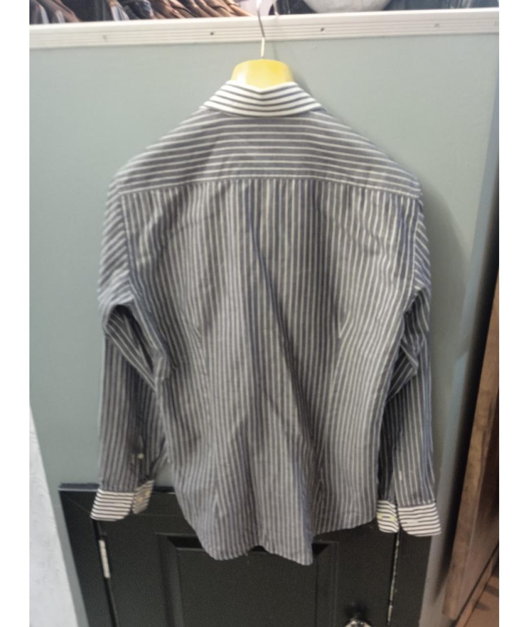 ETRO Серая хлопковая классическая рубашка, фото 2