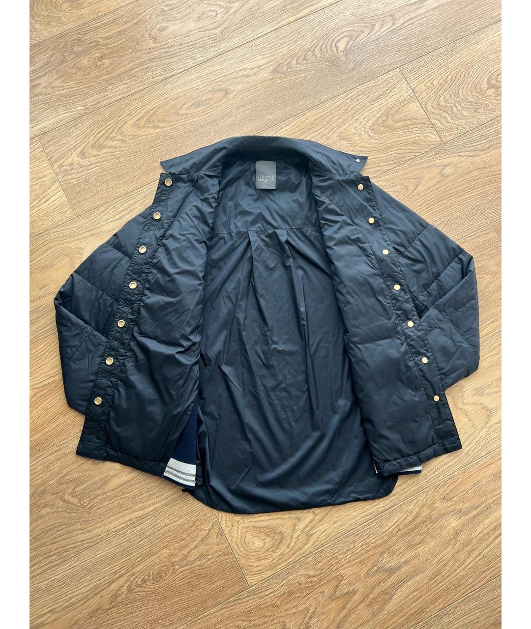 LORENA ANTONIAZZI Черная полиамидовая куртка, фото 3