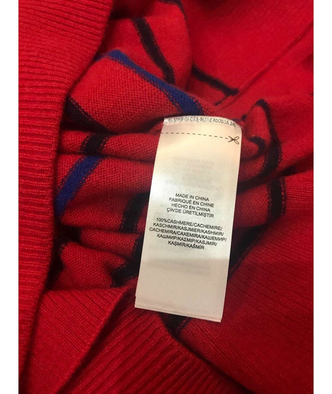 RALPH LAUREN COLLECTION Красный кашемировый джемпер / свитер, фото 3