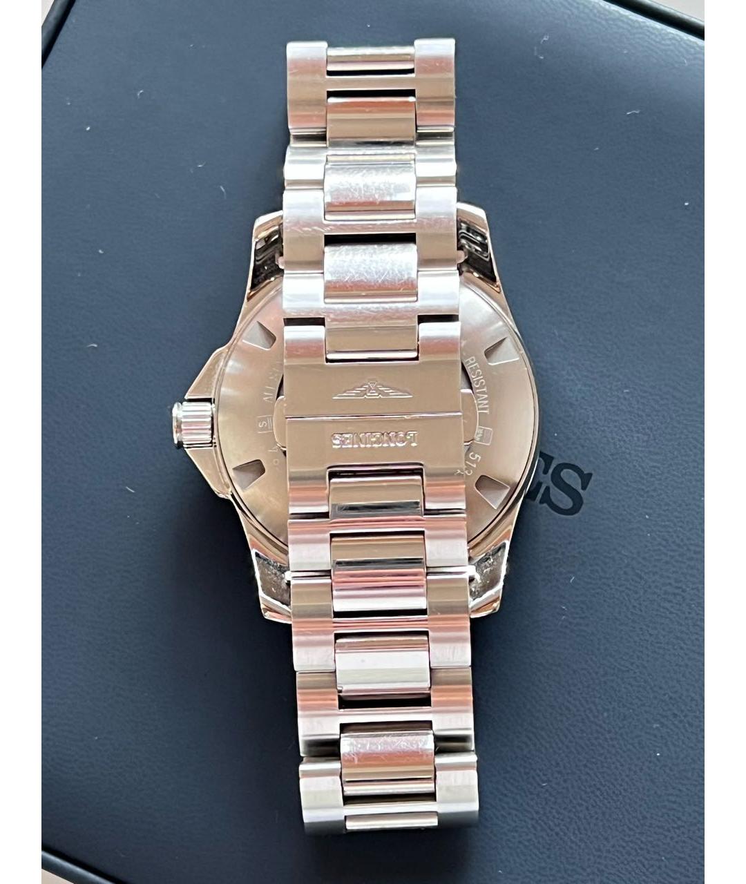 LONGINES Синие стальные часы, фото 3