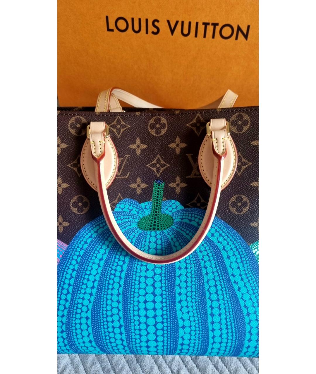 LOUIS VUITTON Коричневая сумка тоут, фото 4