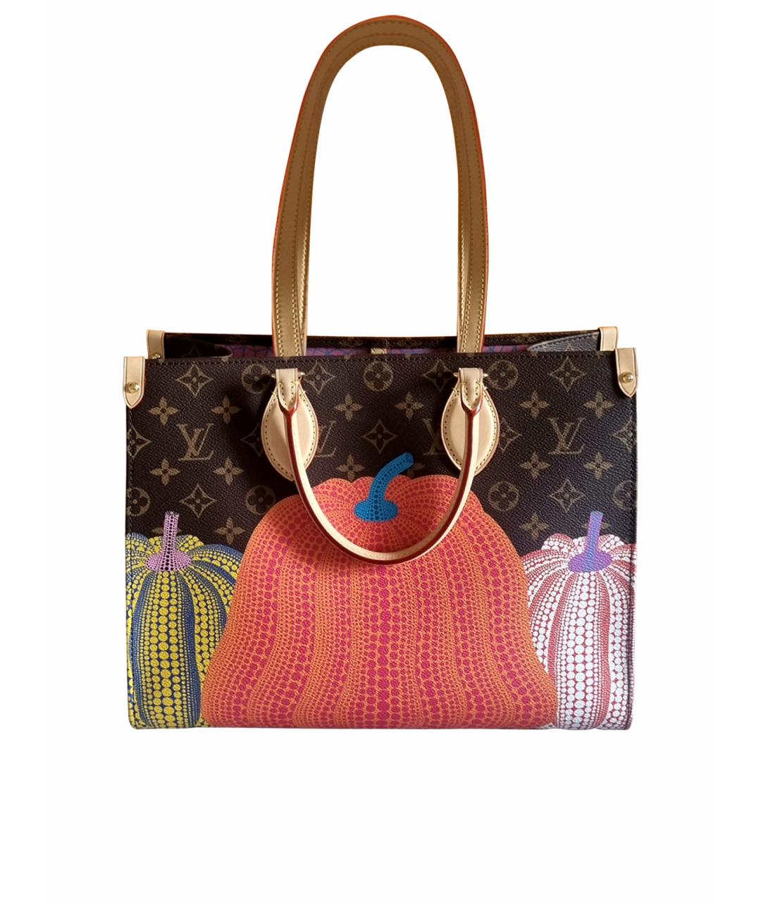 LOUIS VUITTON Коричневая сумка тоут, фото 1