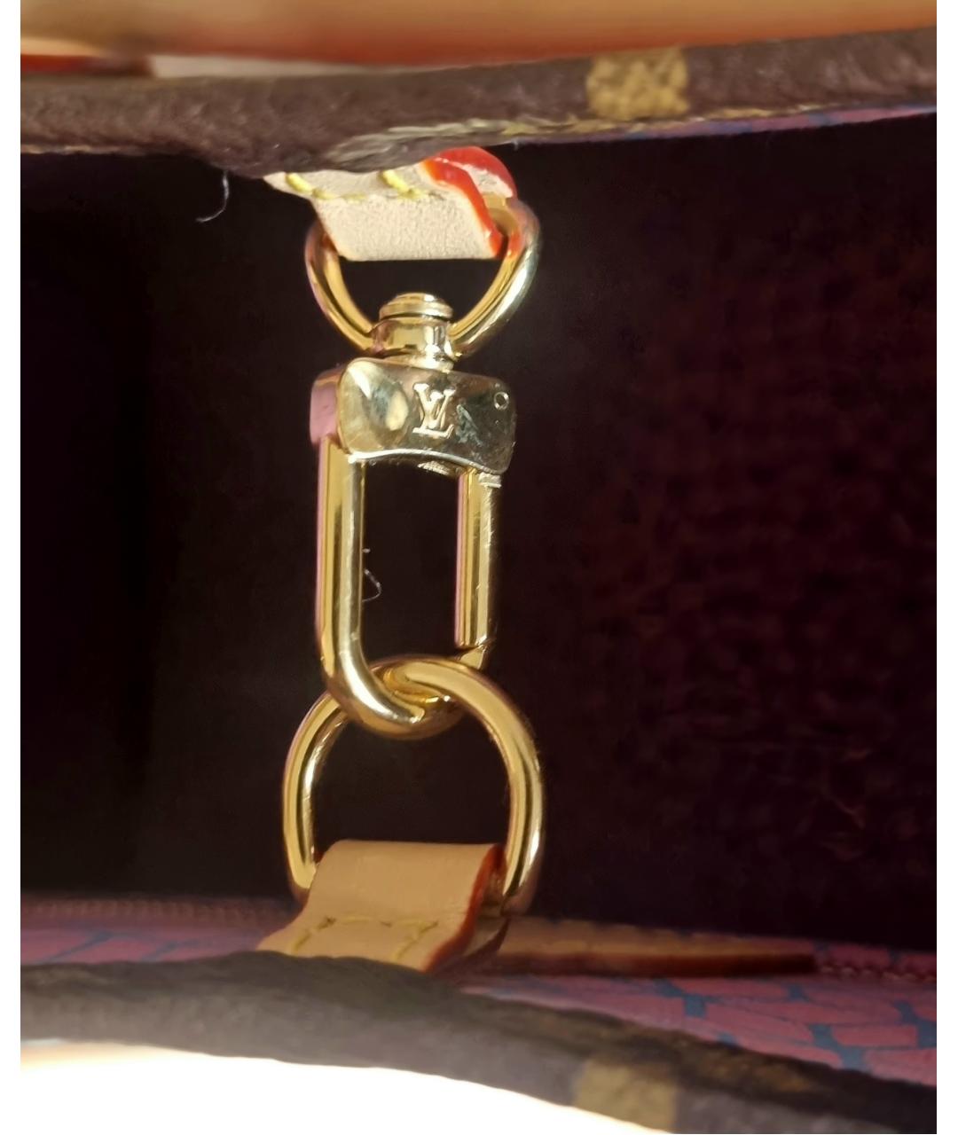 LOUIS VUITTON Коричневая сумка тоут, фото 6