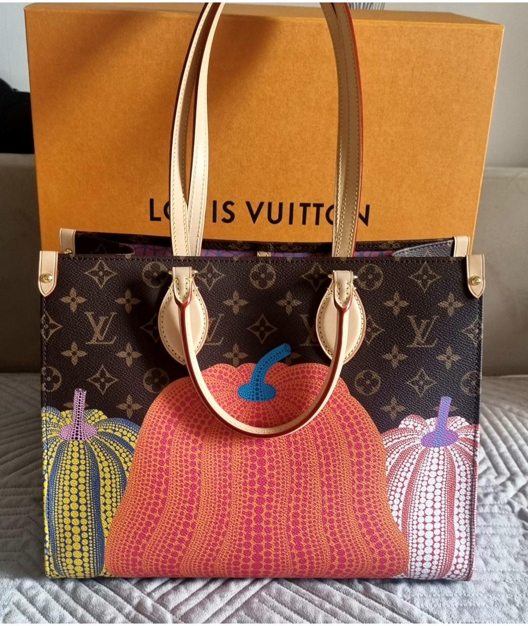 LOUIS VUITTON Коричневая сумка тоут, фото 8