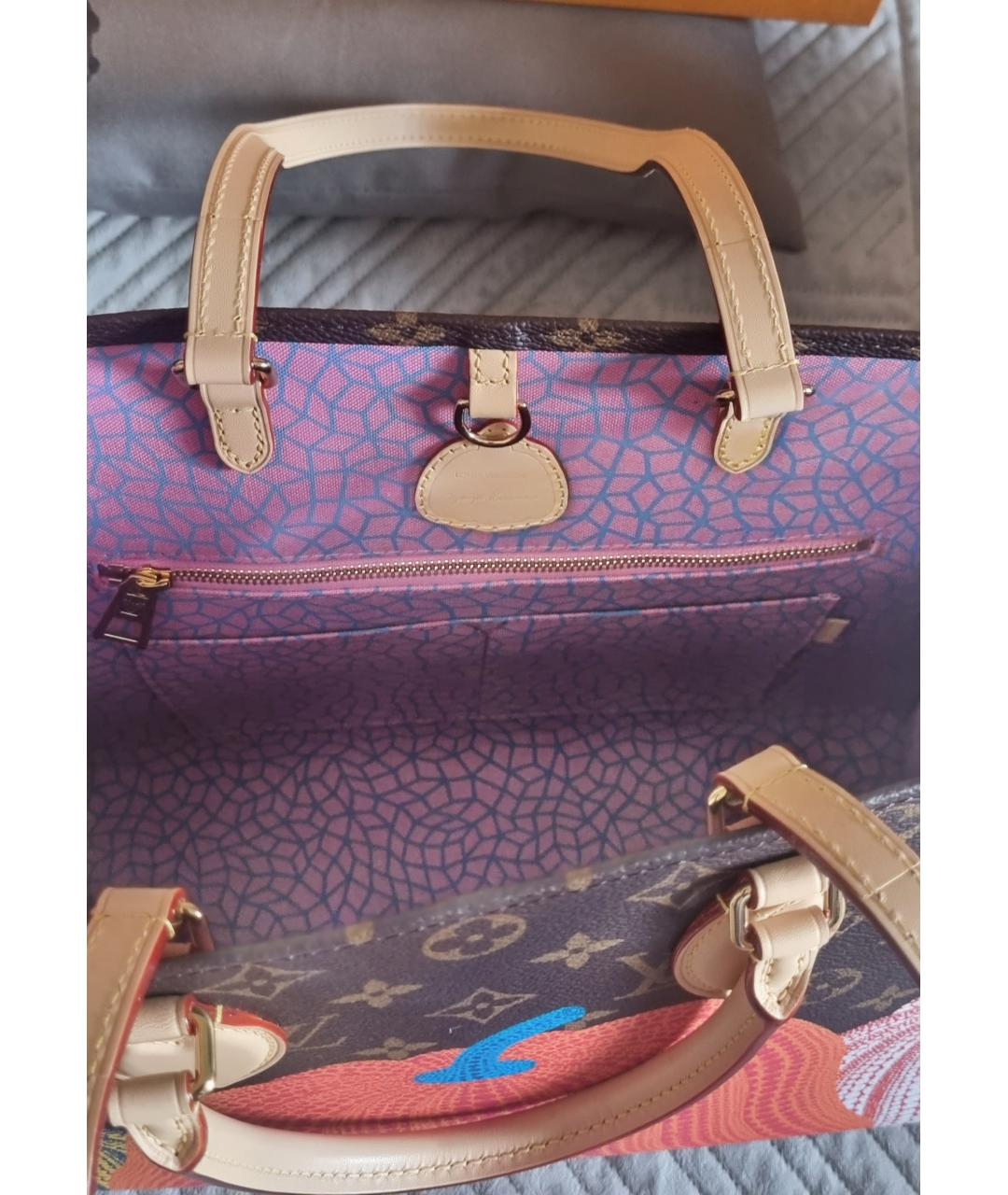 LOUIS VUITTON Коричневая сумка тоут, фото 5