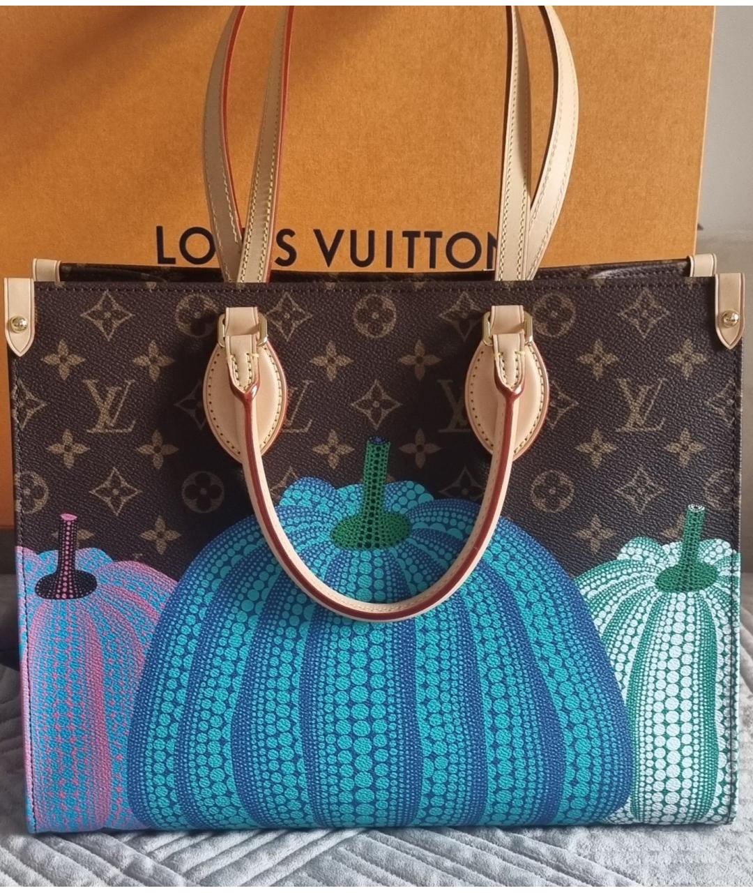 LOUIS VUITTON Коричневая сумка тоут, фото 2