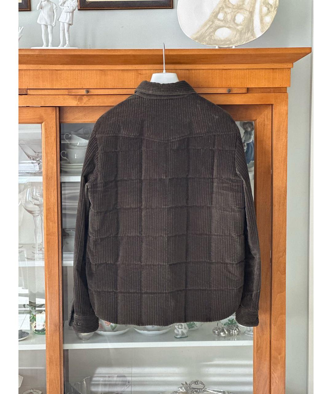 MONCLER Зеленый пуховик, фото 2