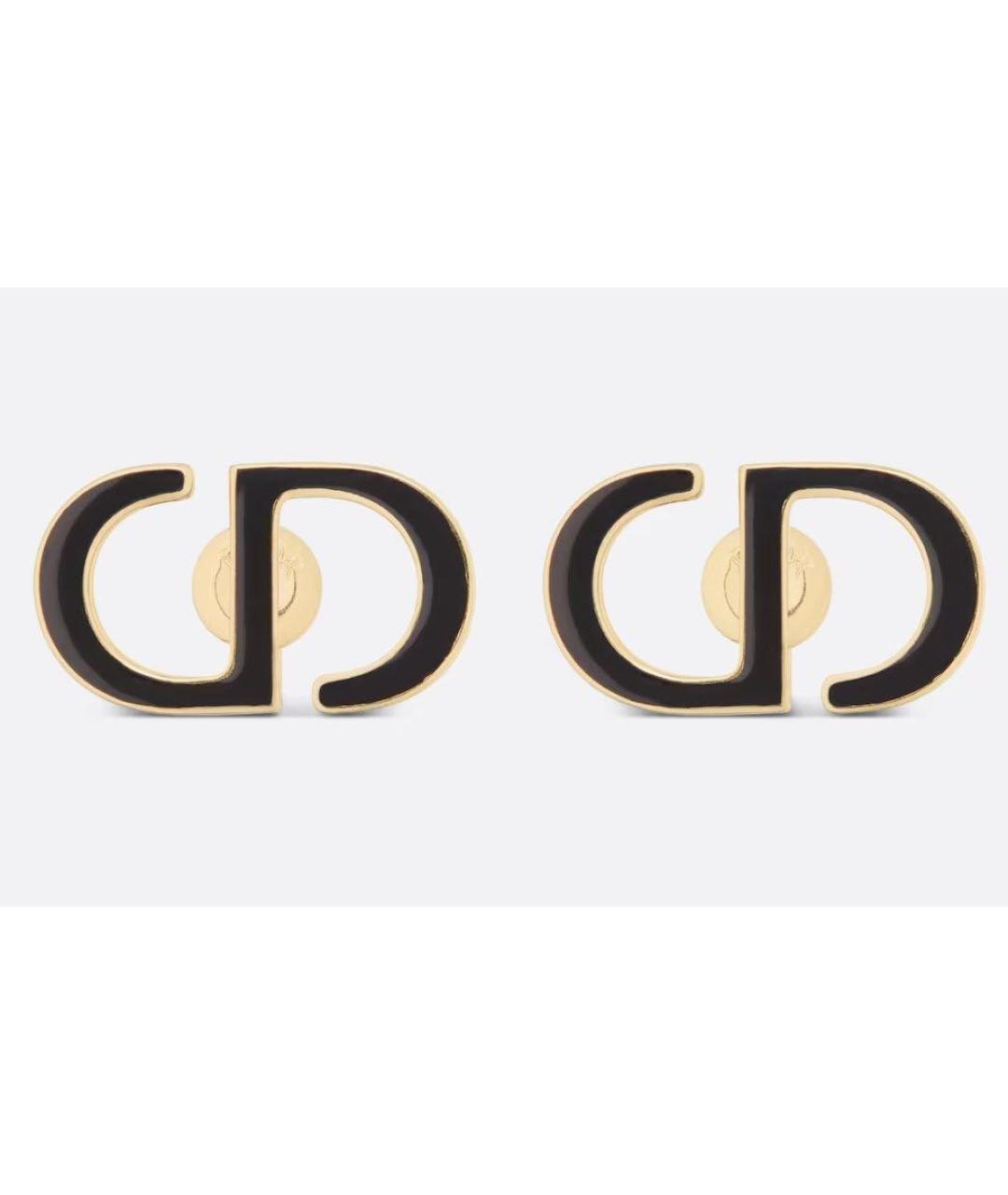 CHRISTIAN DIOR Черные серьги, фото 1